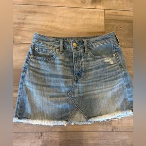 American Eagle Denim Mini Skirt size 2